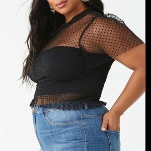 Forever 21 Mesh Top